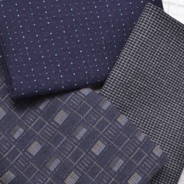 Trio of Black fabrics