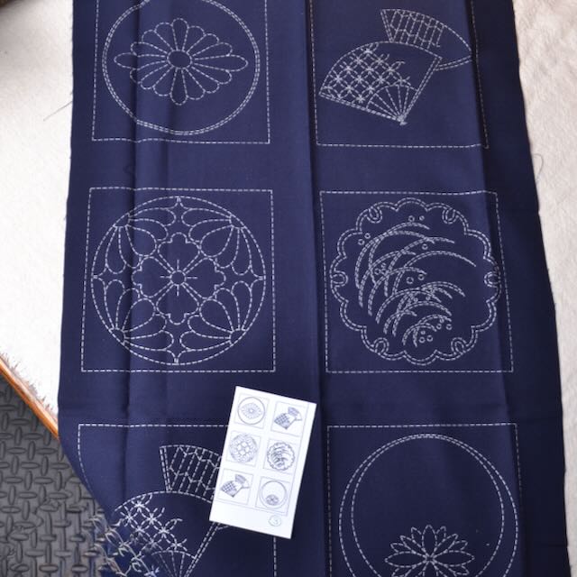 6 Sashiko Blocks- Kit D
