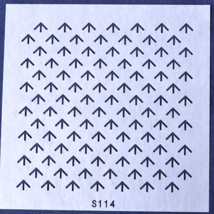 Sashiko Stencil, Rice Stitch Variation