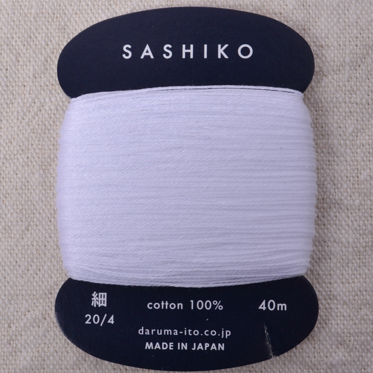 Daruma Sashiko Thread, White #201