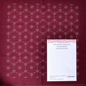 Sashiko Stitching, Turtle Shells Connected