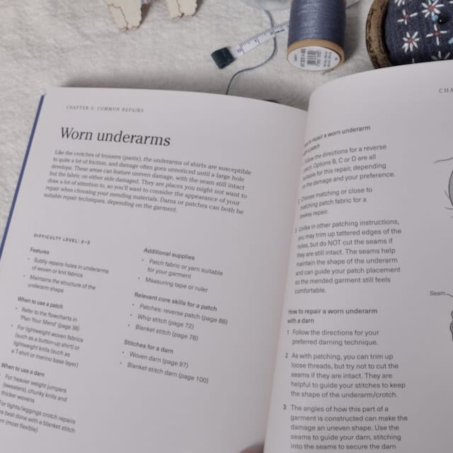 "Stitch it, don't ditch it"  Book