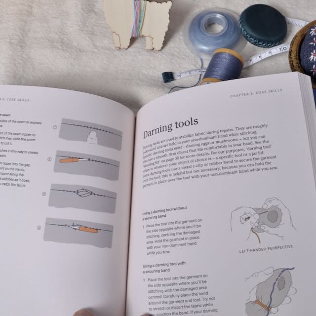 "Stitch it, don't ditch it"  Book