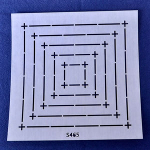 Sashiko Stencil, S465