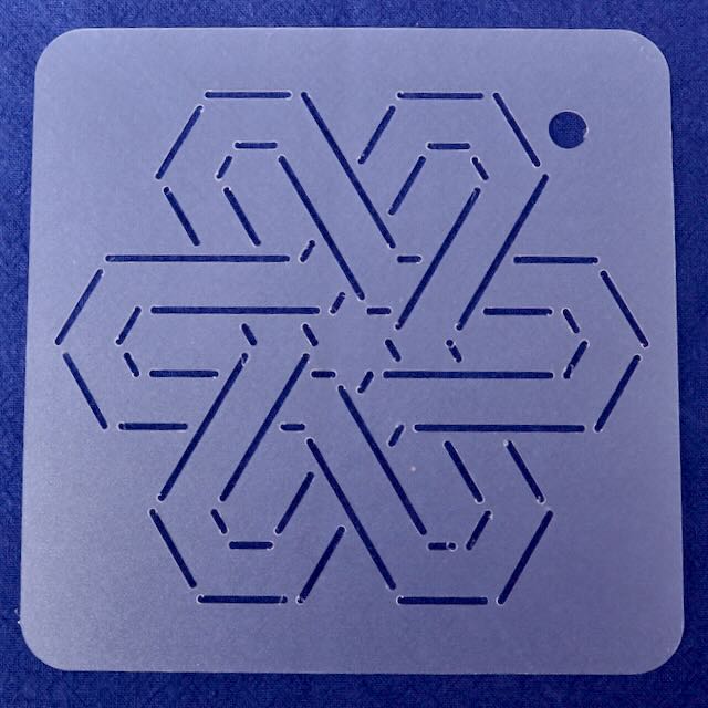 Stencil for Sashiko, XW055