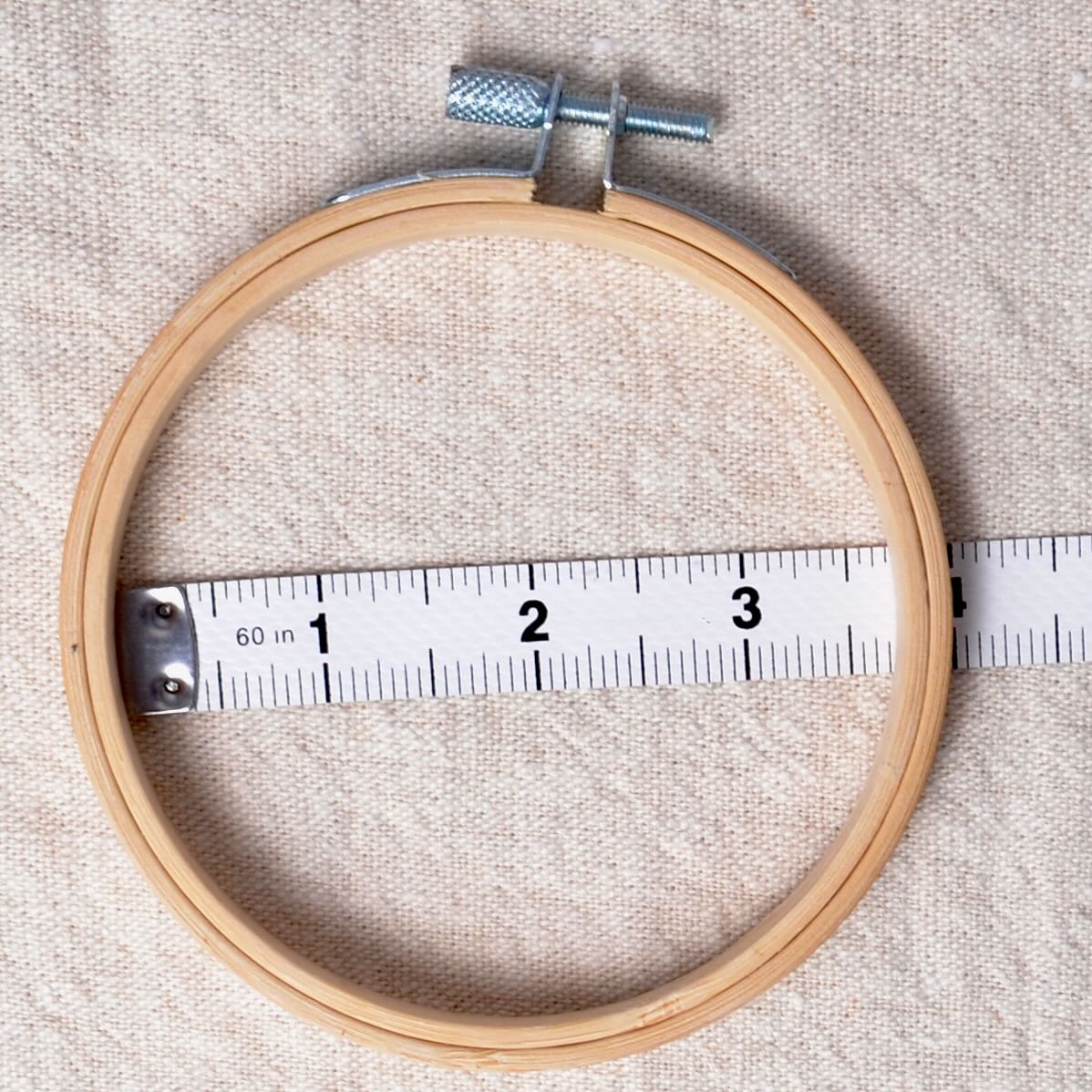 4" bamboo&nbsp; embroidery hoop