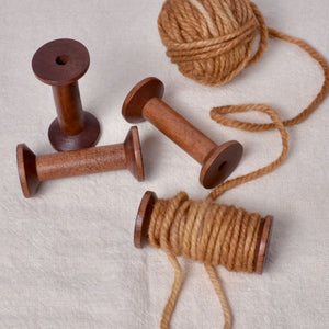 Three Inch Wood Spools for thread or  lace and yarn organisation