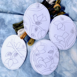 Peel, Stick & Stitch "Song Birds"