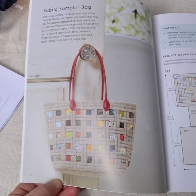 fabric sampler bag
