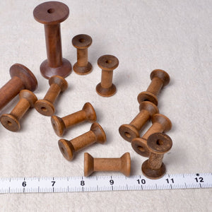 Wooden Spools for craft organisation