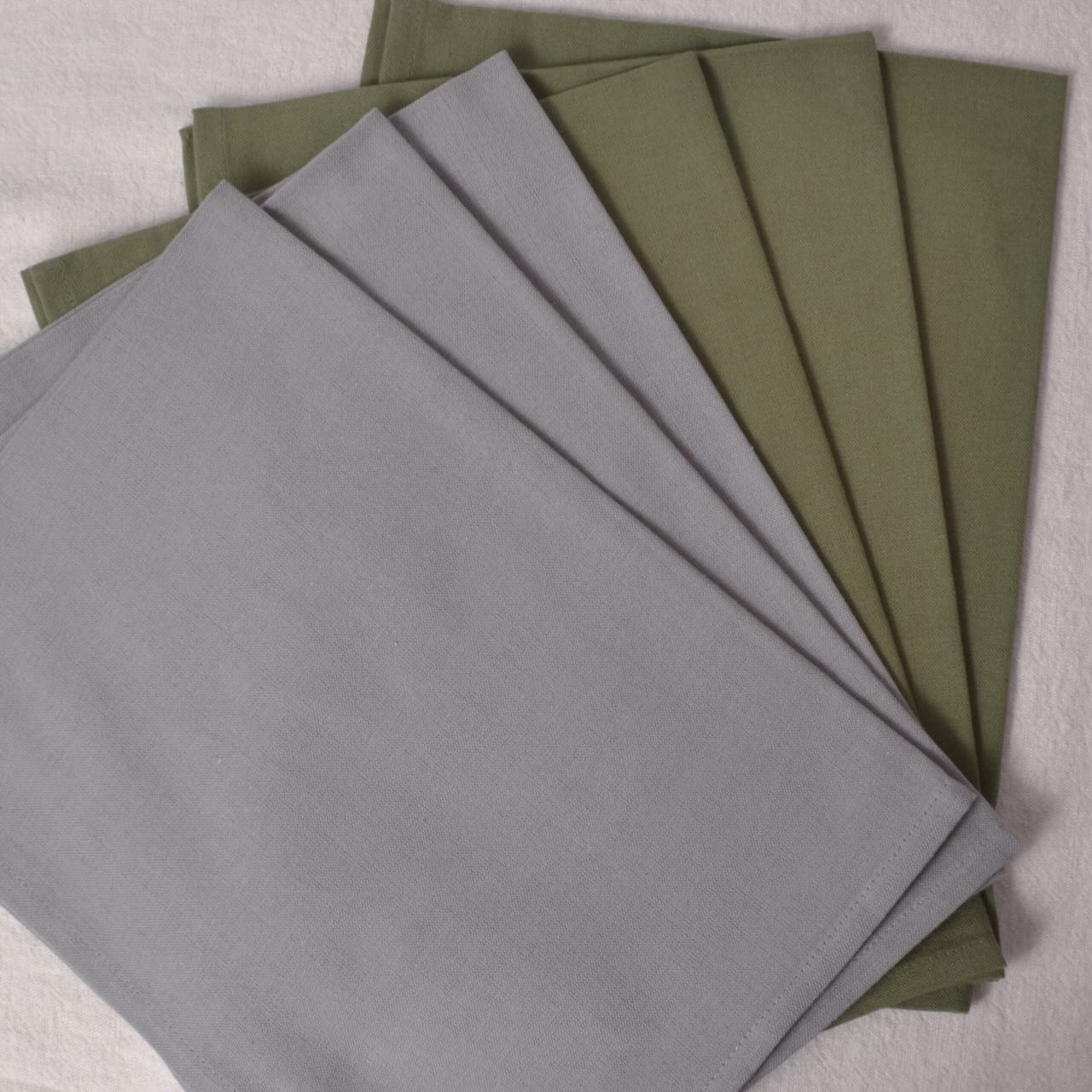 Kitchen Towel Blank for Stitching, Dove Gray