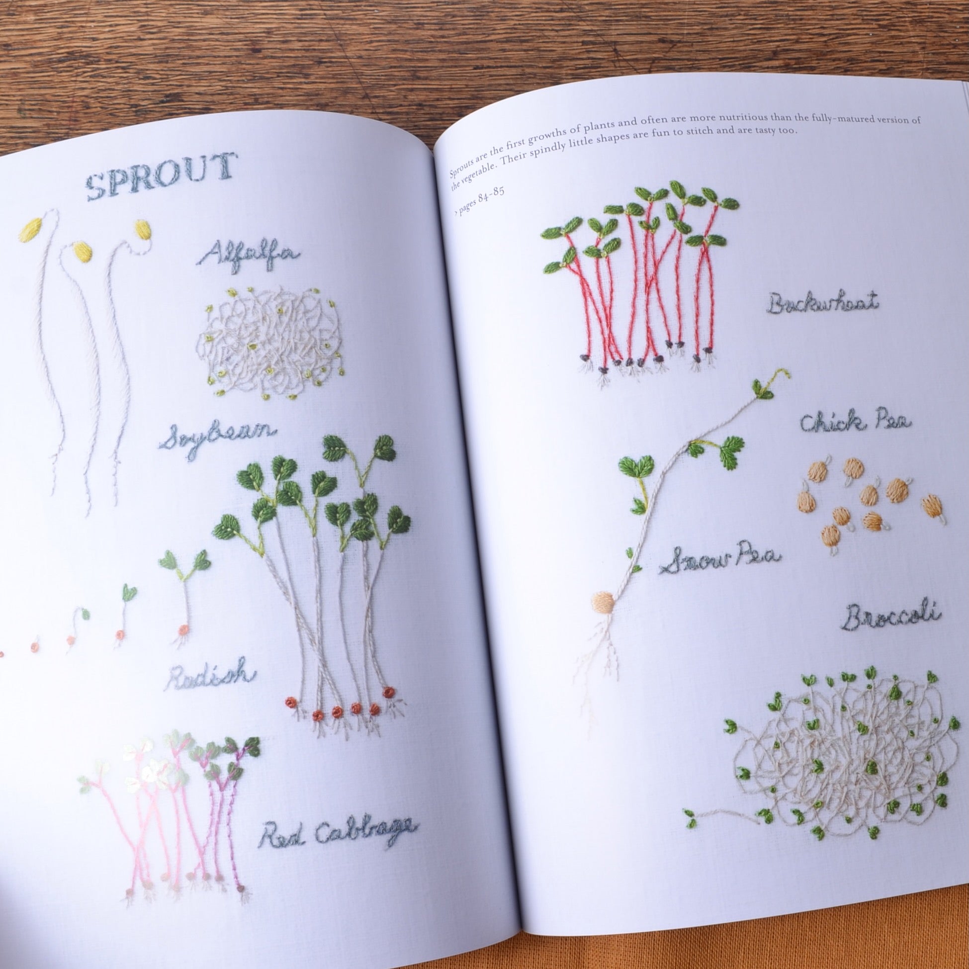 from book: Embroidered Kitchen Garden by Kazuko Aoki