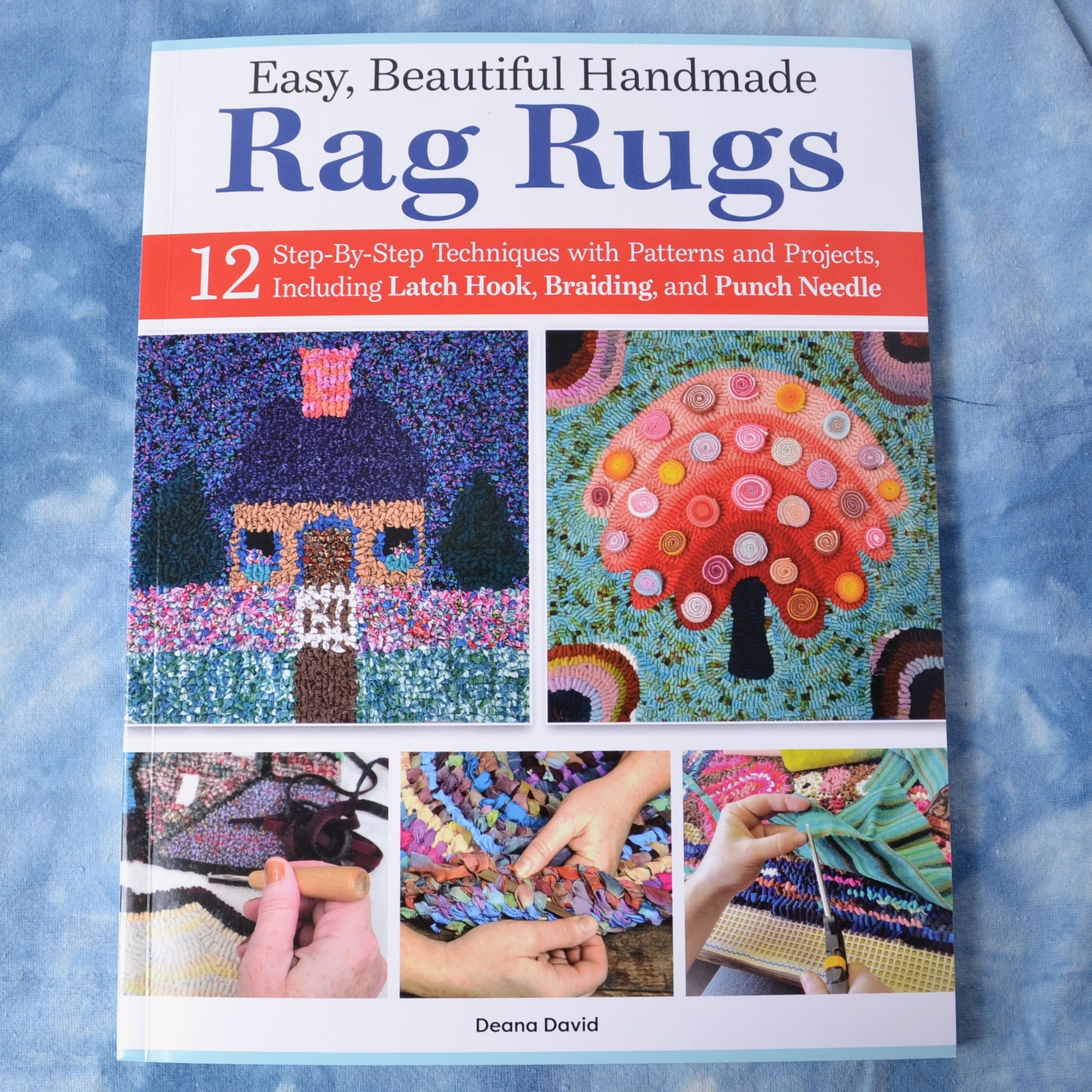 Books On Rag Rugs Rag Rugs Book by Deanna David - A Threaded Needle