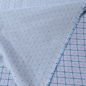 blue cotton sewing quilting fabric