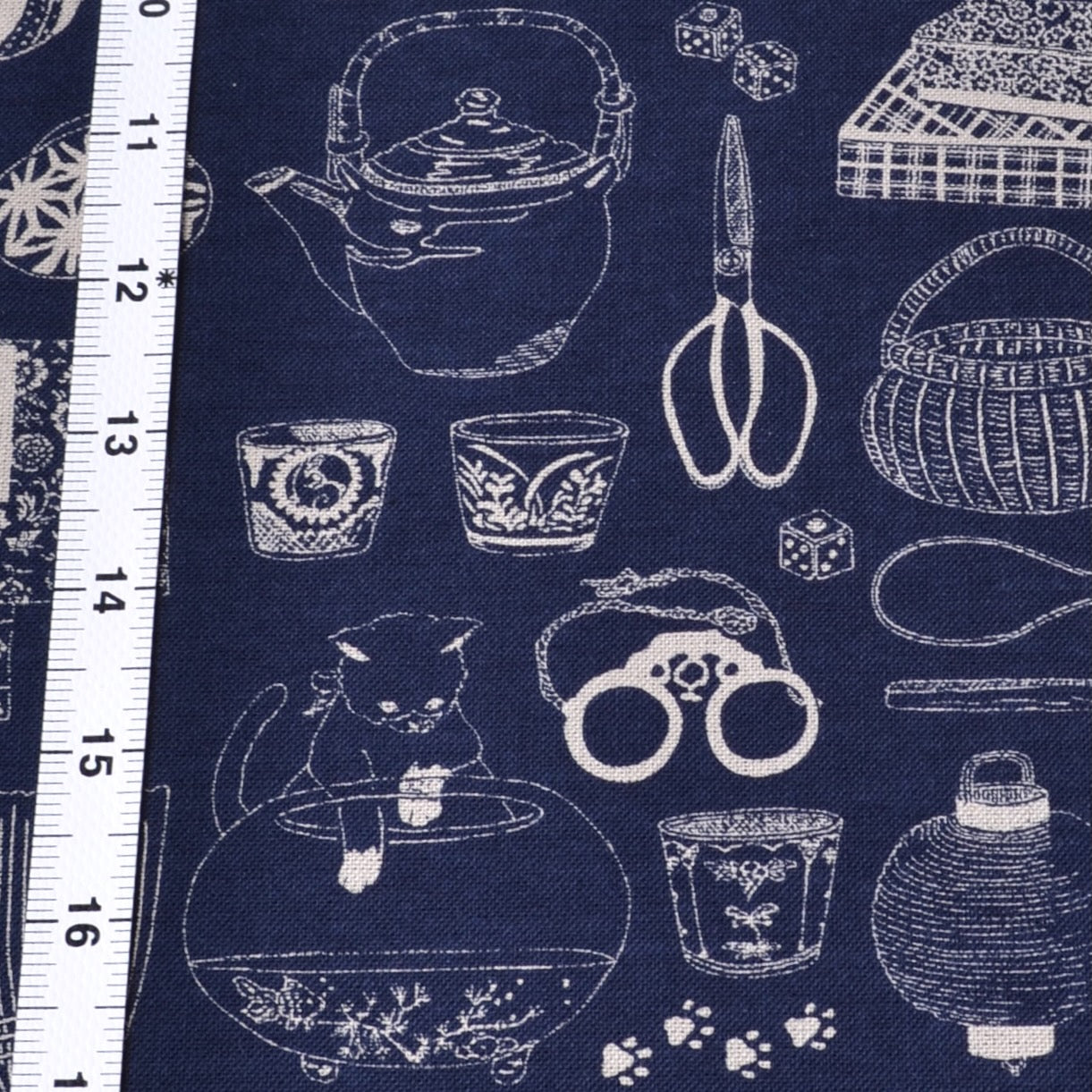 Japanese wagara cotton print fabric