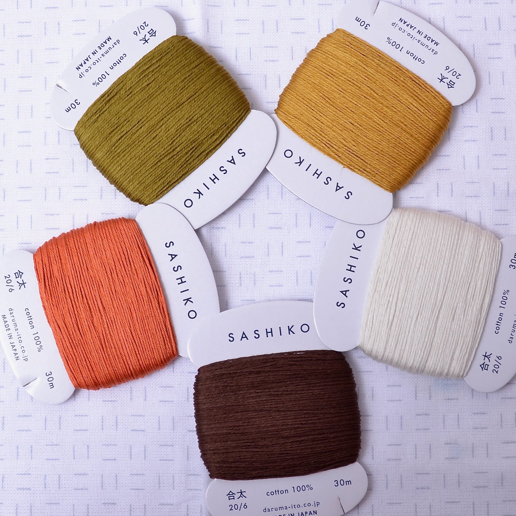 Daruma Sashiko Thread 20/6,  Autumn Collection