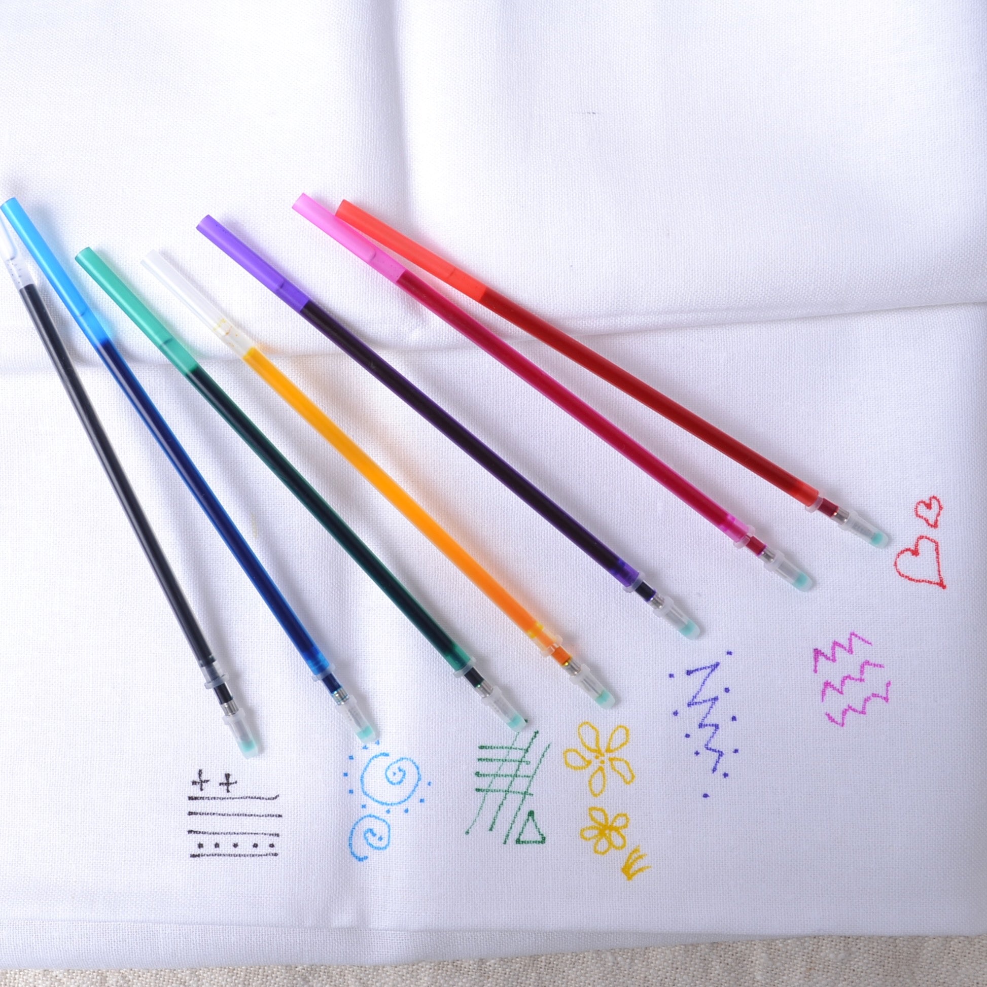 Low-waste Wash-out Fabric Markers