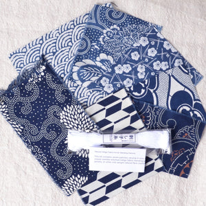 Japanese print fabric patches