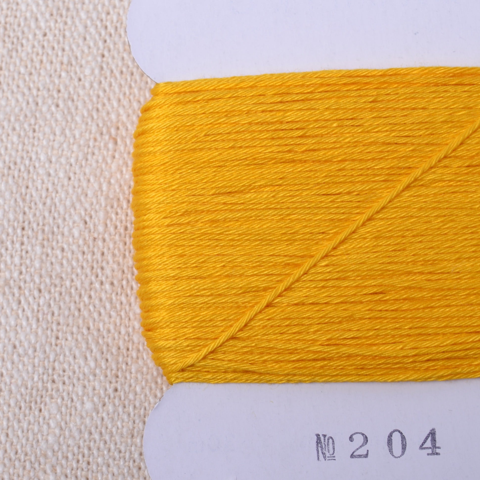 Daruma Sashiko Thread, yellow #204
