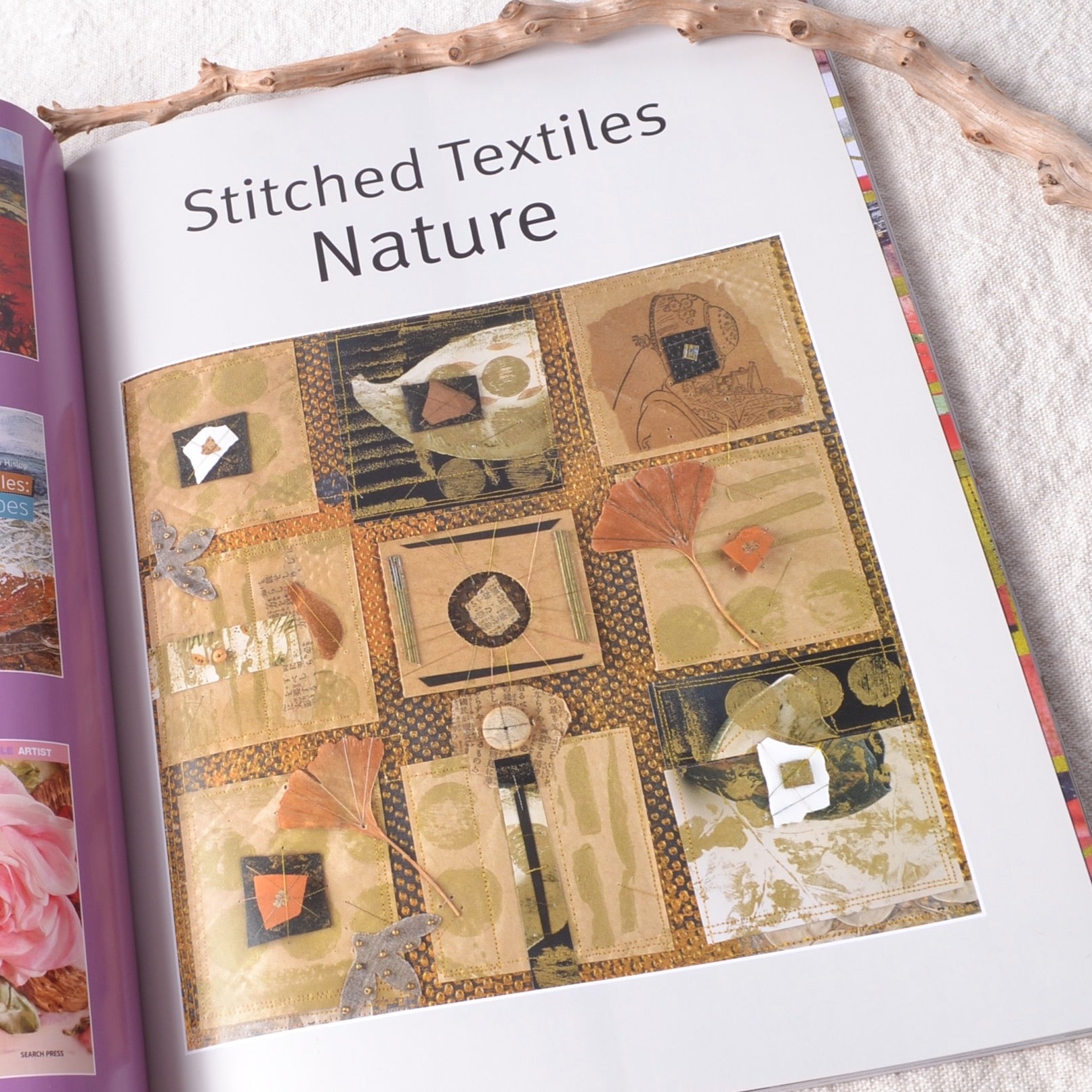 Stitched Textiles: Nature by Stephanie Redfern