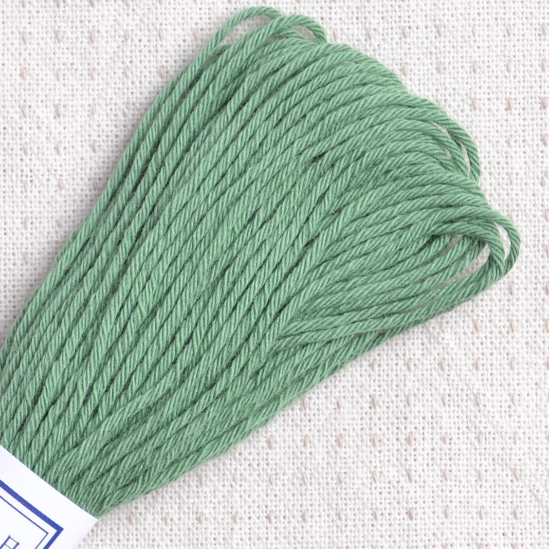 Sashiko Thread, Olympus 20 Meter Skein, Green #07