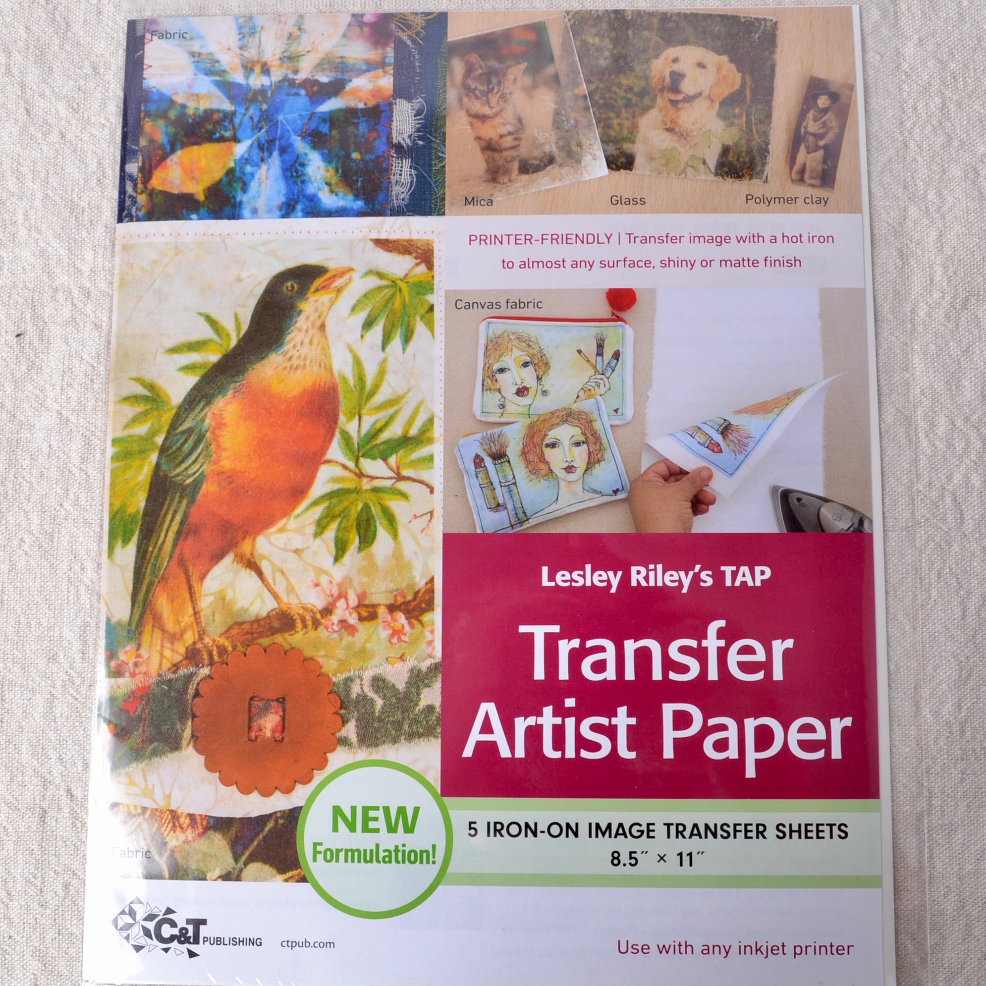 Transfer artist paper Lesley Riley