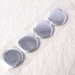 2" metal discs for macaroon purse