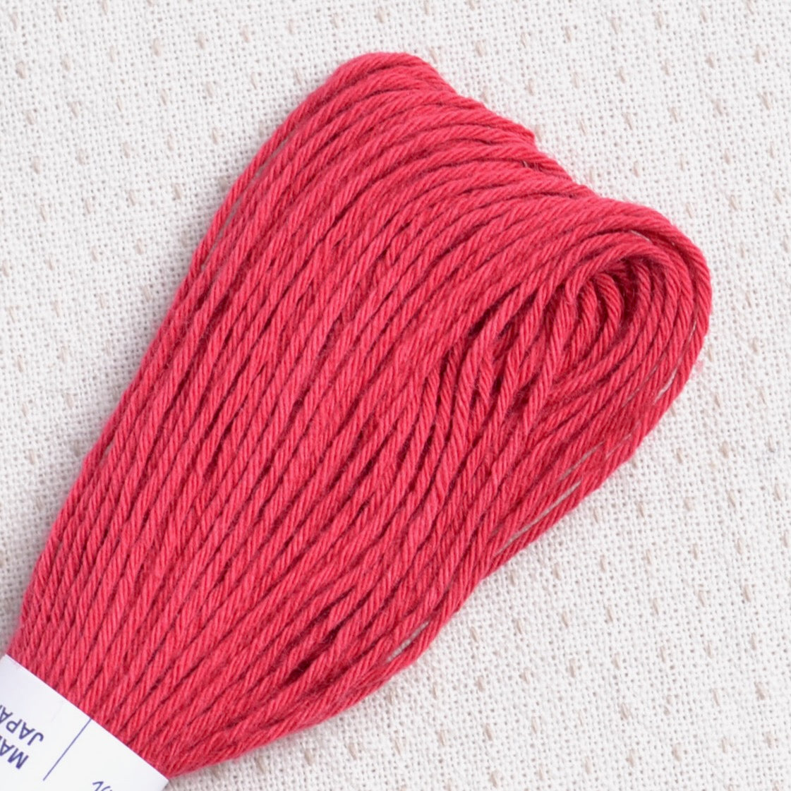 Sashiko Thread, Olympus 20 Meter Skein, Rose Red #12