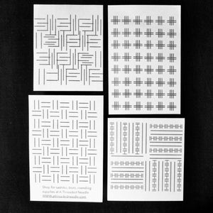 Dissolvable Stick & Stitch Transfer Patterns "Markings"