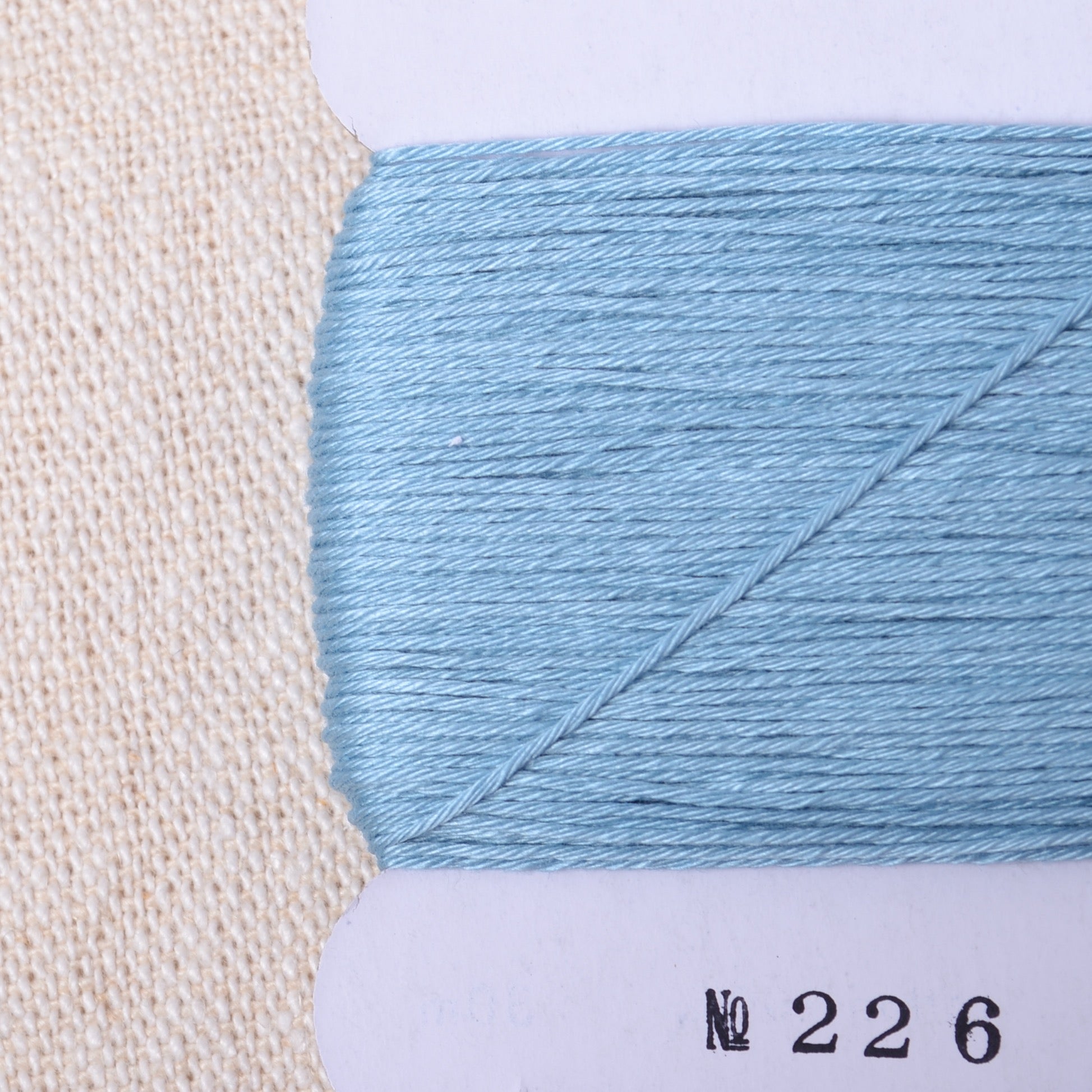 Daruma Yume Fukin Pre-Printed Sashiko Fabric - Navy Blue - Wools Of Nations