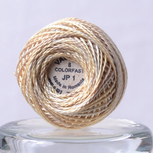 Valdani Variegated Hand Dyed Perle Cotton Thread, JP1, Sunwashed