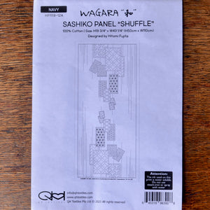 Wagara Sashiko Panel: Shuffle