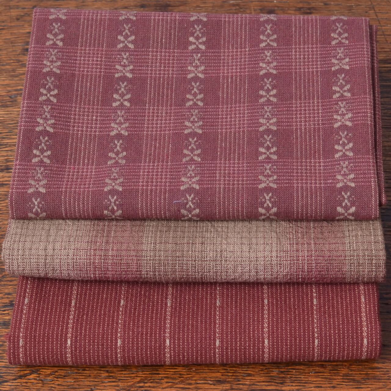  Bundle of 3, Cranberry