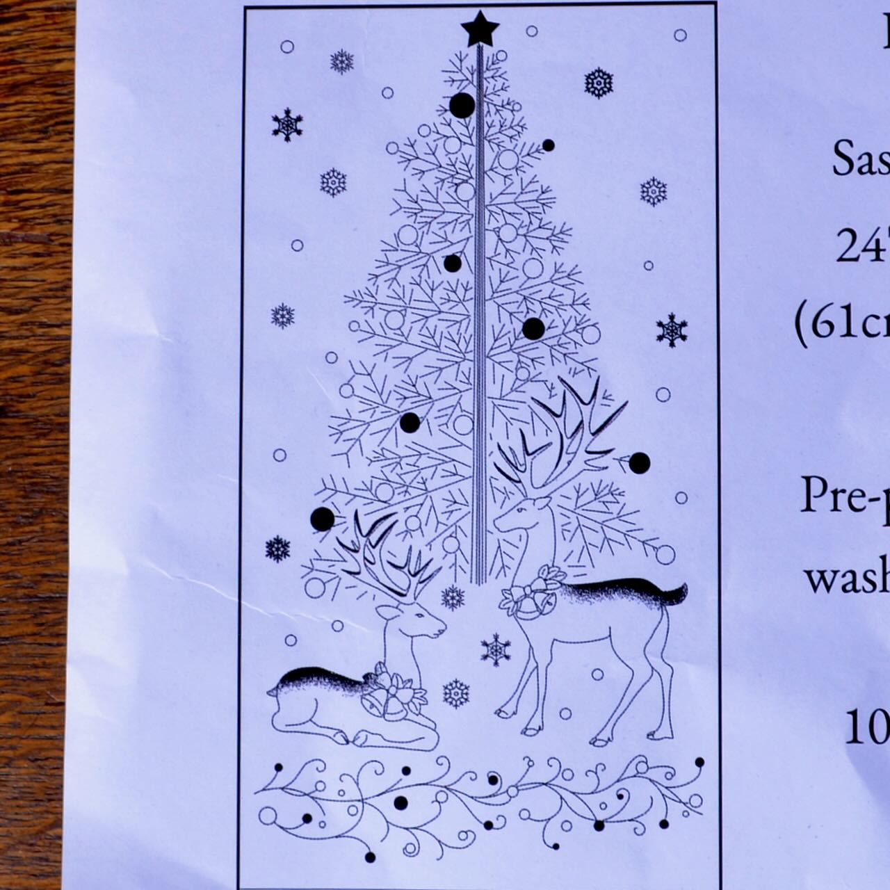 Woodland Christmas with Silver accents