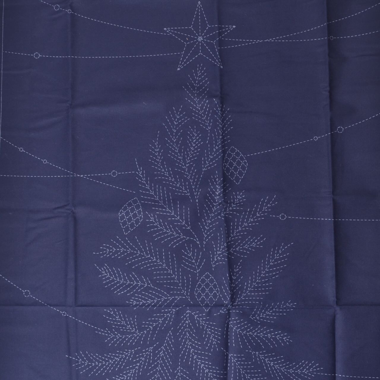Sashiko Panel, Seasons Greetings 2