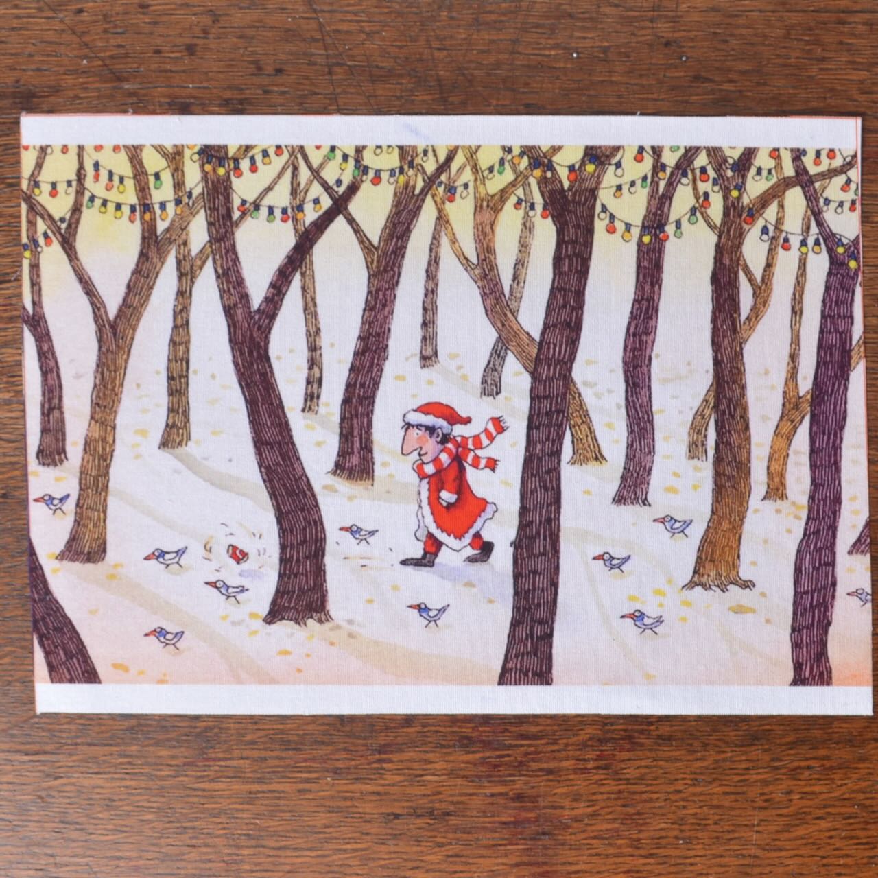 Christmas Stroll Fabric Patch