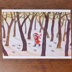 Christmas Stroll Fabric Patch