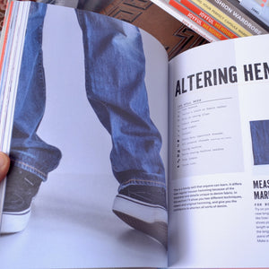 how to hem your jeans in Jean Genius, Book by Janelle Hanna