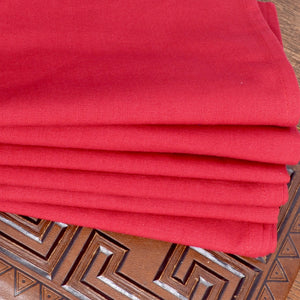 red kitchen towel blankam