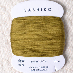 Daruma Sashiko Thread, Olive, #228