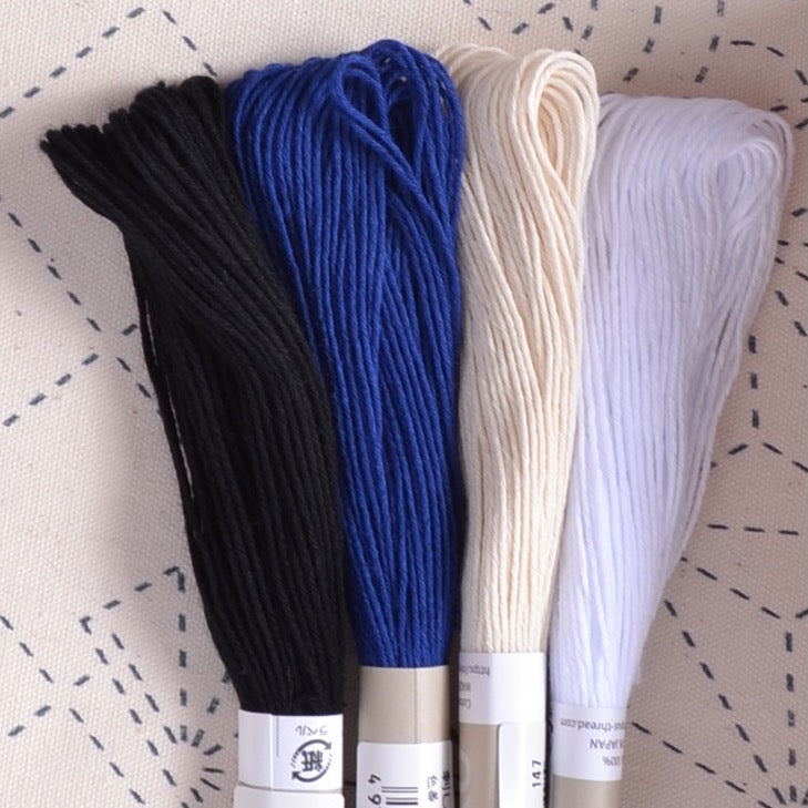 sashiko thread collection, winter
