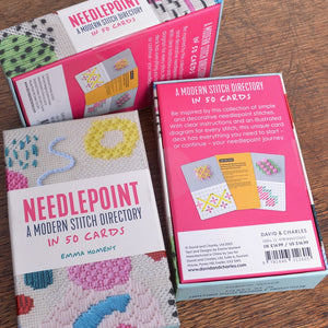 Needlepoint, A Modern Stitch Directory in 50 Cards