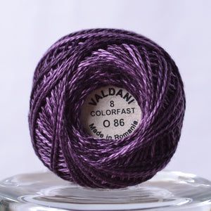 purple perle cotton thread