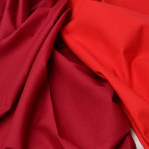 Cotton Fabric for Sashiko Stitching, two Reds