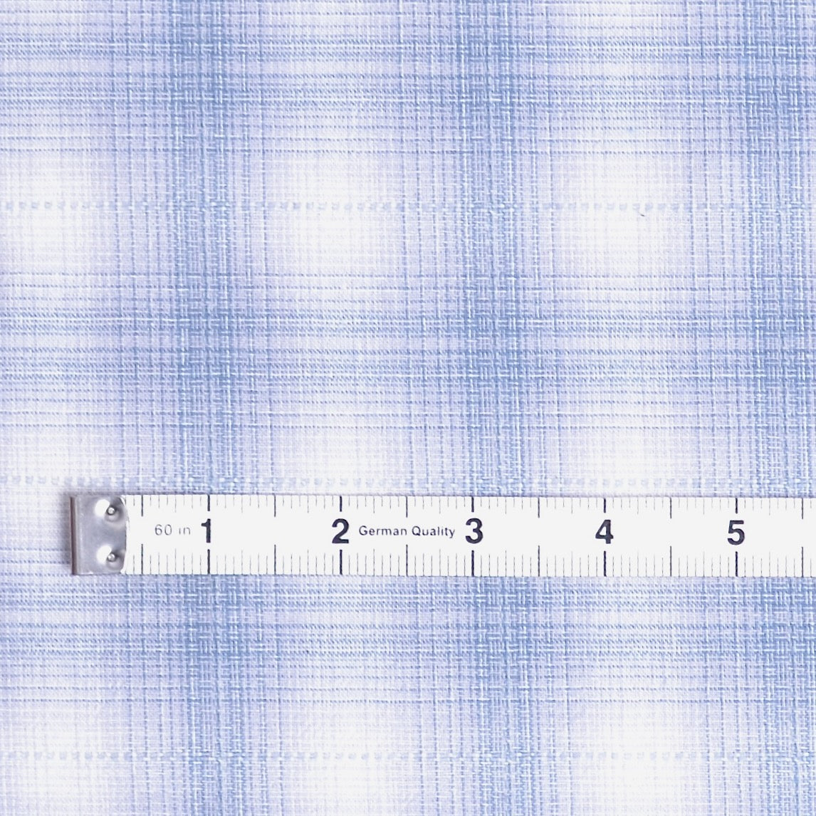 Dyed Yarn Cotton Fabric for Sewing & Quilting in blue