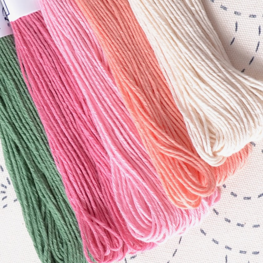 Sashiko Thread Collection, Quiet of Heritage Roses