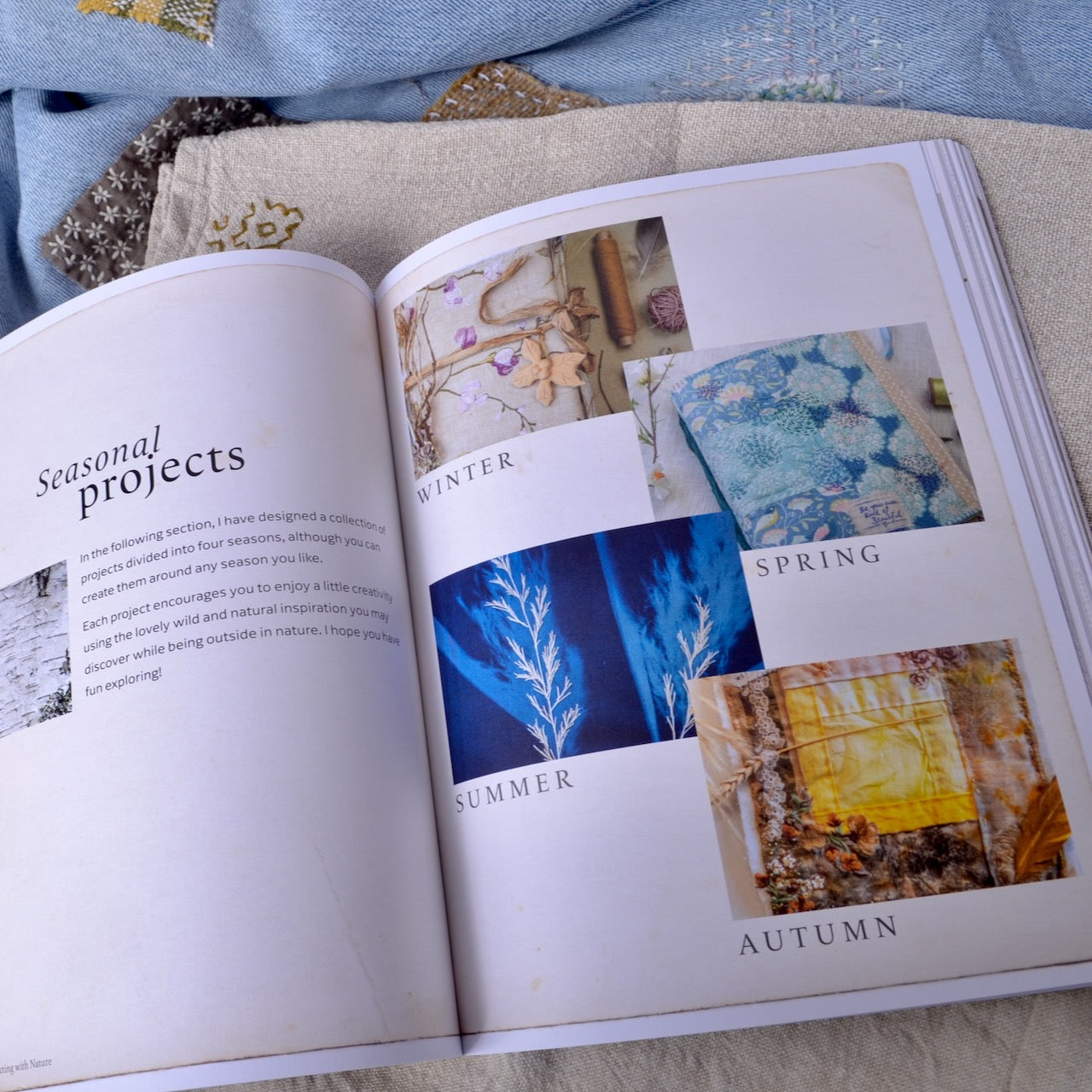 pages inside Connecting with Nature Book by Tilly Rose