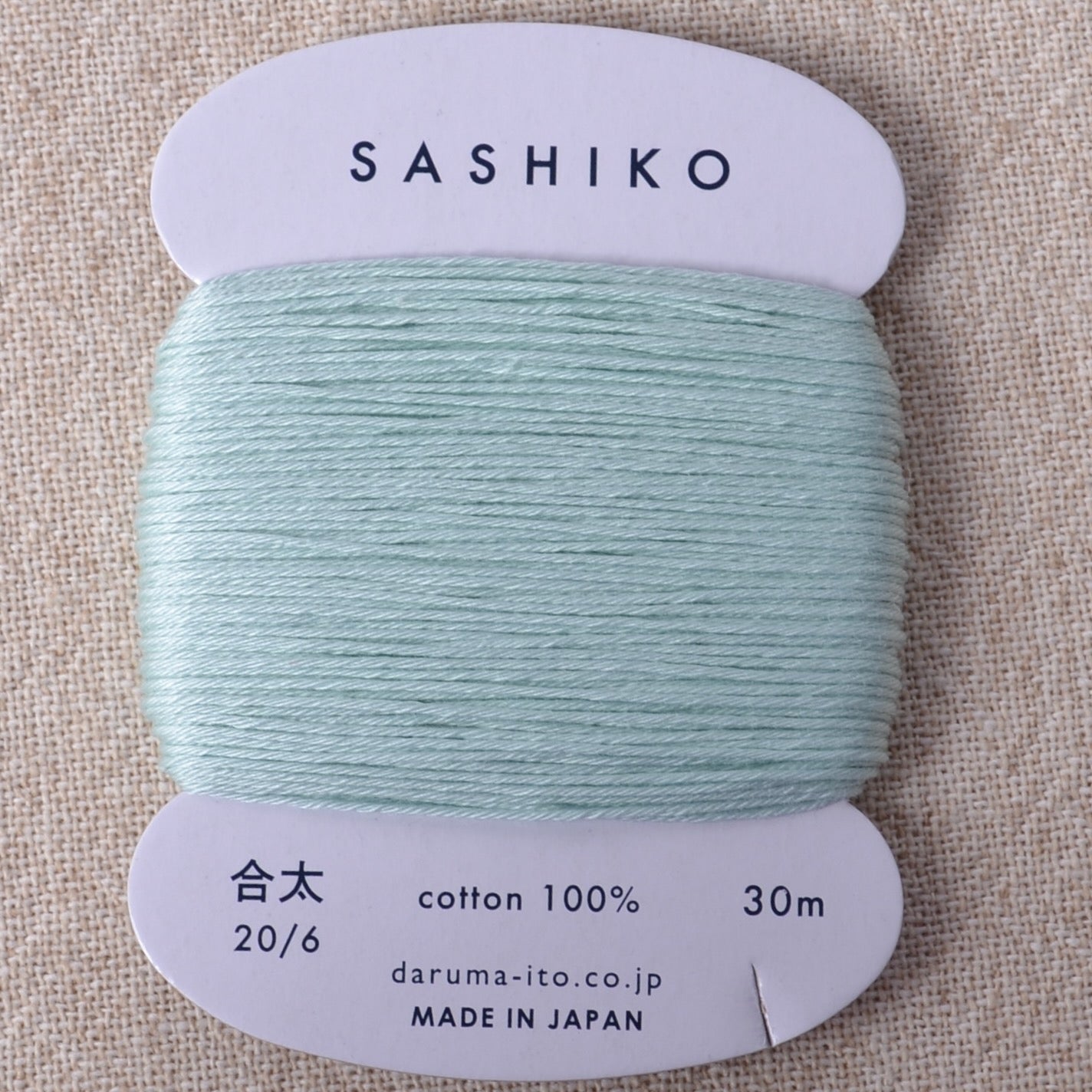 Daruma sashiko thread Seafoam #206
