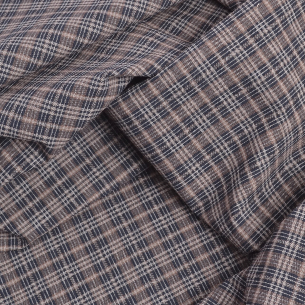 Dyed Yarn Cotton Fabric for Sewing & Quilting in brown and black