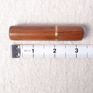 3 inch wood cylinder with screw on top